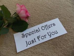 Special offer on carpet cleaning